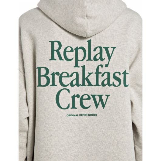 Показвай детайлите за REPLAY ДАМСКИ СУИТШЪРТ OVERSIZED HOODY WITH MINI AND MAXI PRINTS В СИВ МЕЛАНЖ 3 - FanPoint Снимка на REPLAY ДАМСКИ СУИТШЪРТ OVERSIZED HOODY WITH MINI AND MAXI PRINTS В СИВ МЕЛАНЖ 3
