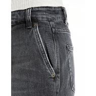 Снимка на REPLAY ДАМСКА MIDI ПОЛА ОТ ДЕНИМ 11 OZ BLACK OD COMFORT DENIM В ТЪМНОСИВО 5