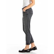 Снимка на REPLAY ДАМСКИ MARTY BOY-FIT ДЕНИМ 11 OZ BLACK OD COMFORT DENIM В ТЪМНОСИВО 4