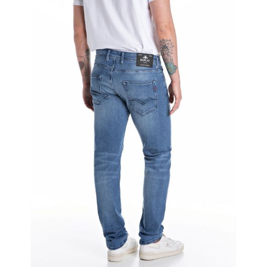 Показвай детайлите за REPLAY МЪЖКИ GROVER STRAIGHT-FIT ДЕНИМ 12 OZ MID BLUE POWER STRETCH DENIM В СИНЬО 3 - FanPoint 3 - FanPoint Снимка на REPLAY МЪЖКИ GROVER STRAIGHT-FIT ДЕНИМ 12 OZ MID BLUE POWER STRETCH DENIM В СИНЬО 3 3