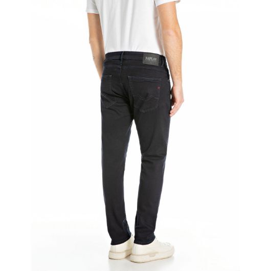 Показвай детайлите за REPLAY МЪЖКИ WILLBI REGULAR-FIT ДЕНИМ 10.5 OZ BLUE BLACK STRETCH DENIM В ТЪМНОСИНЬО 3 - FanPoint Снимка на REPLAY МЪЖКИ WILLBI REGULAR-FIT ДЕНИМ 10.5 OZ BLUE BLACK STRETCH DENIM В ТЪМНОСИНЬО 3