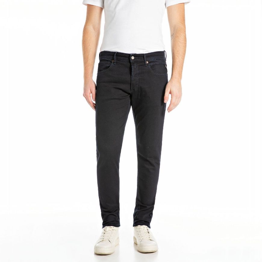 Снимка на REPLAY МЪЖКИ WILLBI REGULAR-FIT ДЕНИМ 10.5 OZ BLUE BLACK STRETCH DENIM В ТЪМНОСИНЬО