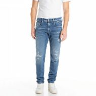 Снимка на REPLAY МЪЖКИ ANBASS SLIM-FIT ДЕНИМ 10.5 OZ DARK INDIGO SUPER STRETCH DENIM В СИНЬО 1