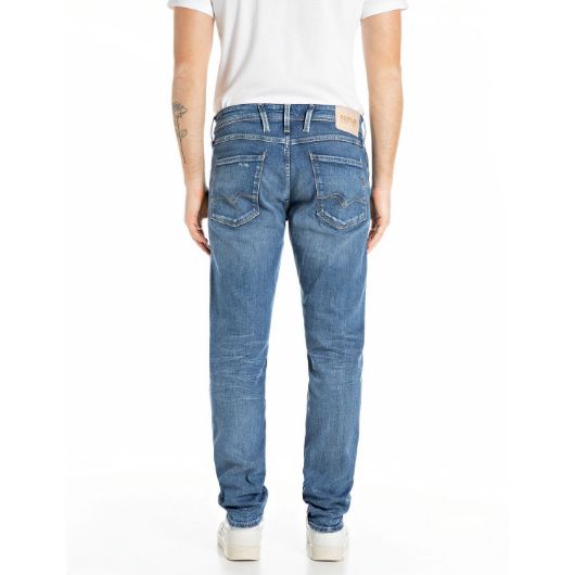 Показвай детайлите за REPLAY МЪЖКИ ANBASS SLIM-FIT ДЕНИМ 10.5 OZ DARK INDIGO SUPER STRETCH DENIM В СИНЬО 3 - FanPoint 3 - FanPoint Снимка на REPLAY МЪЖКИ ANBASS SLIM-FIT ДЕНИМ 10.5 OZ DARK INDIGO SUPER STRETCH DENIM В СИНЬО 3 3
