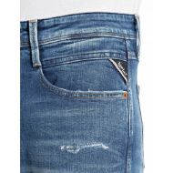 Снимка на REPLAY МЪЖКИ ANBASS SLIM-FIT ДЕНИМ 10.5 OZ DARK INDIGO SUPER STRETCH DENIM В СИНЬО 5