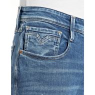Снимка на REPLAY МЪЖКИ ANBASS SLIM-FIT ДЕНИМ 10.5 OZ DARK INDIGO SUPER STRETCH DENIM В СИНЬО 7