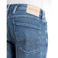 Снимка на REPLAY МЪЖКИ ANBASS SLIM-FIT ДЕНИМ 10.5 OZ DARK INDIGO SUPER STRETCH DENIM В СИНЬО 8
