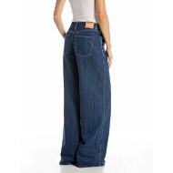 Снимка на REPLAY ДАМСКИ WIDE LEG ПАНТАЛОН ОТ ДЕНИМ В ТЪМНОСИНЬО 3