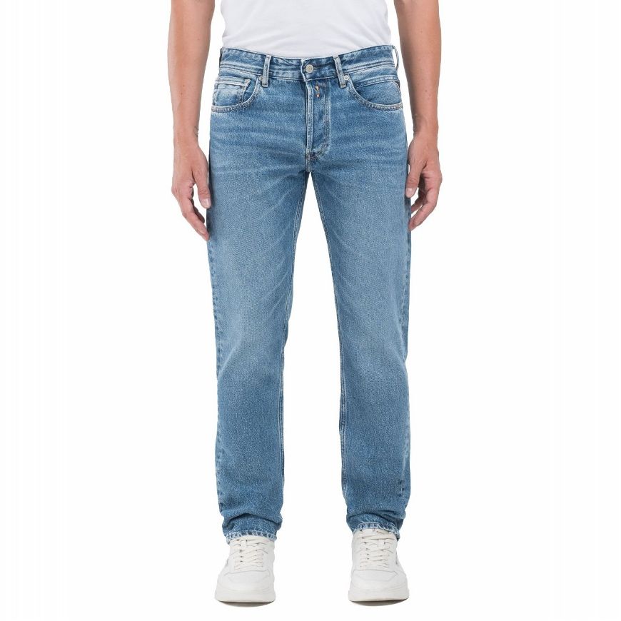 Снимка на REPLAY МЪЖКИ GROVER STRAIGHT-FIT ДЕНИМ 12 OZ INDIGO COTTON DENIM В СИНЬО