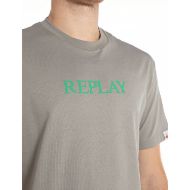 Снимка на REPLAY МЪЖКА RELAXED-FIT БЛУЗА С НАДПИС В СРЕБРИСТО 4