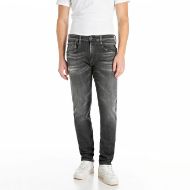 Снимка на REPLAY МЪЖКИ ANBASS SLIM-FIT ДЕНИМ 12 OZ WHITE WEFT BLACK POWER STR. DENIM В ТЪМНОСИВО 1