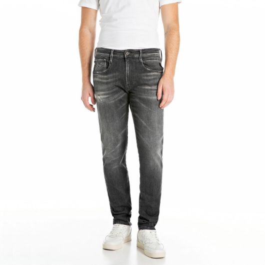 Показвай детайлите за REPLAY МЪЖКИ ANBASS SLIM-FIT ДЕНИМ 12 OZ WHITE WEFT BLACK POWER STR. DENIM В ТЪМНОСИВО 1 - FanPoint 1 - FanPoint Снимка на REPLAY МЪЖКИ ANBASS SLIM-FIT ДЕНИМ 12 OZ WHITE WEFT BLACK POWER STR. DENIM В ТЪМНОСИВО 1 1