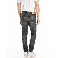 Снимка на REPLAY МЪЖКИ ANBASS SLIM-FIT ДЕНИМ 12 OZ WHITE WEFT BLACK POWER STR. DENIM В ТЪМНОСИВО 3