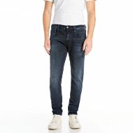 Снимка на REPLAY МЪЖКИ ANBASS SLIM-FIT ДЕНИМ 10.5 OZ BLUE/BLACK STRETCH DENIM В ТЪМНОСИНЬО 1