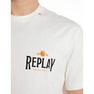 Снимка на REPLAY МЪЖКА БЛУЗА ОТ ПАМУК С ПРИНТ REPLAY GRAND HOTEL В БЯЛО 4