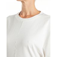 Снимка на REPLAY ДАМСКА SLIM-FIT БЛУЗА ОТ ПЛЪТЕН ПАМУК В БЯЛО 4