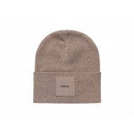 Picture of REPLAY UNISEX COTTON ACRYLIC BEANIE IN TAUPE GRAY 1