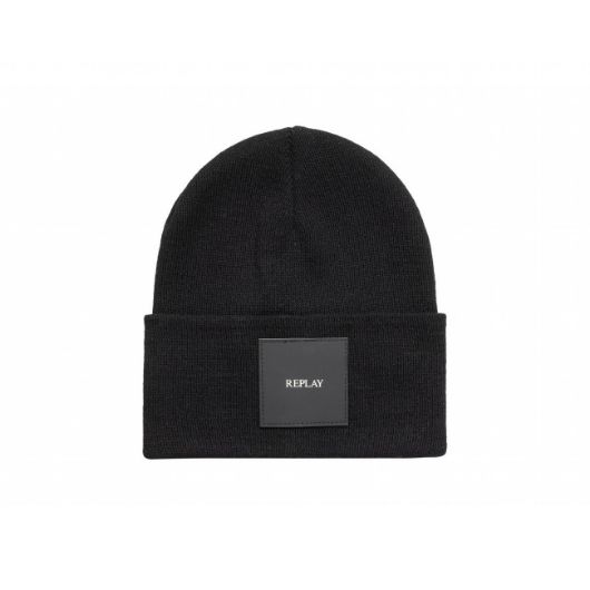 Показвай детайлите за REPLAY UNISEX ПЛЕТЕНА ШАПКА ОТ ПАМУЧНА СМЕС В ЧЕРНО 1 - FanPoint Снимка на REPLAY UNISEX ПЛЕТЕНА ШАПКА ОТ ПАМУЧНА СМЕС В ЧЕРНО 1