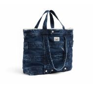 Picture of REPLAY WOMEN'S WASHED DENIM SHOPPER BAG IN BLUE DENIM 2