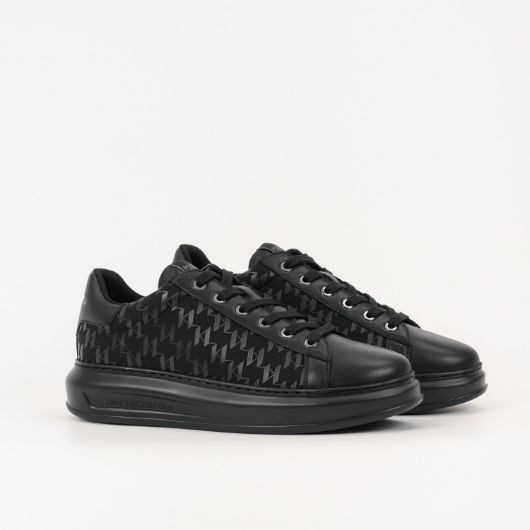 Show details for KARL LAGERFELD MEN'S KAPRI DUALTONE MG LO LACE IN BLACK CANVAS 2 - FanPoint Picture of KARL LAGERFELD MEN'S KAPRI DUALTONE MG LO LACE IN BLACK CANVAS 2