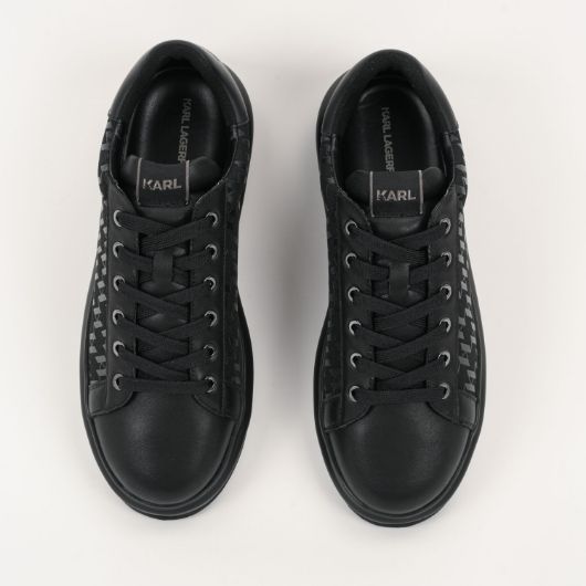 Show details for KARL LAGERFELD MEN'S KAPRI DUALTONE MG LO LACE IN BLACK CANVAS 3 - FanPoint Picture of KARL LAGERFELD MEN'S KAPRI DUALTONE MG LO LACE IN BLACK CANVAS 3