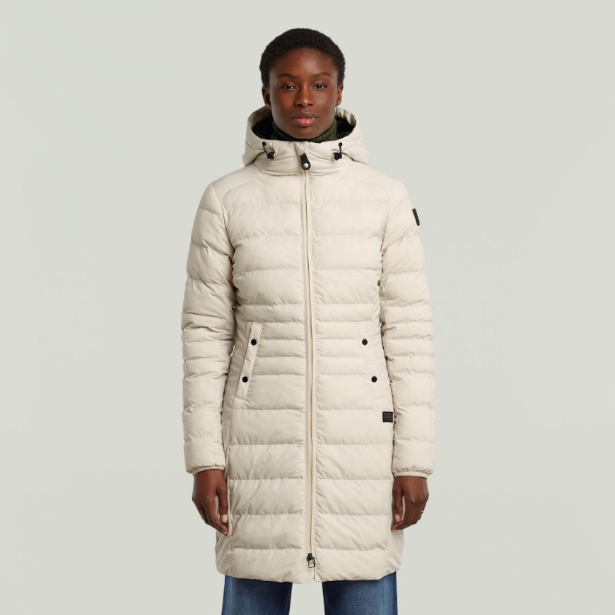 Снимка на G-STAR ДАМСКО ЯКЕ FOUNDATION PADDED LONG JACKET В БЯЛО