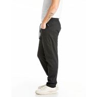 Picture of REPLAY MEN'S LANNY SLIM-FIT JEANS 8 OZ SUPER SOFT BLACK OD DENIM IN BLACK 4