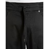 Picture of REPLAY MEN'S LANNY SLIM-FIT JEANS 8 OZ SUPER SOFT BLACK OD DENIM IN BLACK 6
