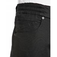 Picture of REPLAY MEN'S LANNY SLIM-FIT JEANS 8 OZ SUPER SOFT BLACK OD DENIM IN BLACK 7
