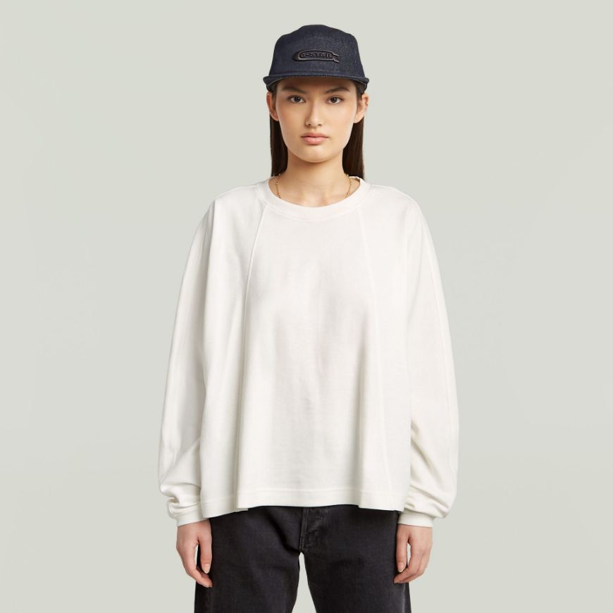 Снимка на G-STAR ДАМСКИ ТОП A LINE OVERSIZED В БЯЛО
