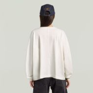 Снимка на G-STAR ДАМСКИ ТОП A LINE OVERSIZED В БЯЛО 2
