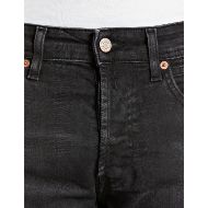 Picture of REPLAY MEN'S GROVER STRAIGHT-FIT JEANS 10.5 OZ BLACK OD STRETCH DENIM IN BLACK DELAVÉ 6