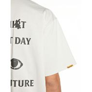 Picture of REPLAY MEN'S INC OVERSIZED NO FUTURE HEAVY COTTON T-SHIRT IN IVORY 3
