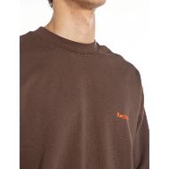 Picture of REPLAY MEN'S INC SWEATSHIRT WITH CREW NECK IN COFFEE BEAN 4