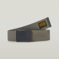 Picture of G-STAR MEN'S WEBBING BELT IN BLACK METAL/GS GREY 1