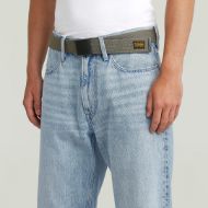 Picture of G-STAR MEN'S WEBBING BELT IN BLACK METAL/GS GREY 2