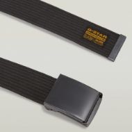 Picture of G-STAR MEN'S WEBBING BELT IN BLACK METAL/ASFALT 3
