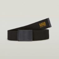 Picture of G-STAR MEN'S WEBBING BELT IN BLACK METAL/DK BLACK 1