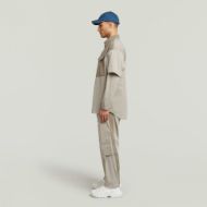 Picture of G-STAR MEN'S 3D BELT LOOSE TRACK PANTS IN BEIGE 3
