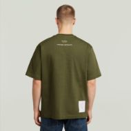 Picture of G-STAR MEN'S ARTIFACTS BOXY T-SHIRT IN GREEN 2