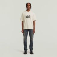 Picture of G-STAR MEN'S SPRAYED 89 BACK GR BOXY T-SHIRT IN WHITE 4