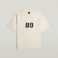 Picture of G-STAR MEN'S SPRAYED 89 BACK GR BOXY T-SHIRT IN WHITE 5