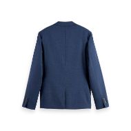 Picture of SCOTCH&SODA MEN'S YARN-DYED NOTCH LAPEL REGULAR FIT BLAZER IN NAVY 2