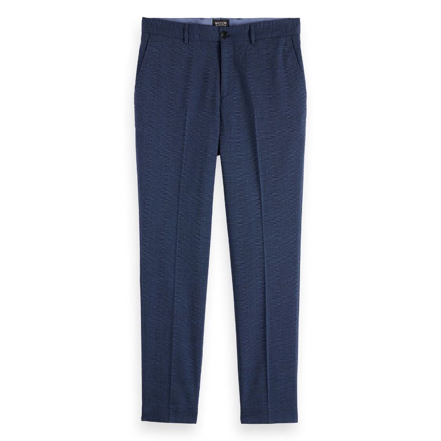 Picture of SCOTCH&SODA MEN'S IRVING - YARN-DYED SLIM TAPERED TAILORED CHINO IN NAVY