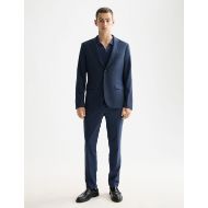 Picture of SCOTCH&SODA MEN'S IRVING - YARN-DYED SLIM TAPERED TAILORED CHINO IN NAVY 7