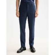 Picture of SCOTCH&SODA MEN'S IRVING - YARN-DYED SLIM TAPERED TAILORED CHINO IN NAVY 4