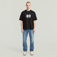 Picture of G-STAR MEN'S SPRAYED 89 BACK GR BOXY T-SHIRT IN BLACK 5
