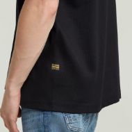 Picture of G-STAR MEN'S SPRAYED 89 BACK GR BOXY T-SHIRT IN BLACK 4