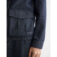 Снимка на SCOTCH&SODA MEN'S COTTON LINEN ZIP-THROUGH TWILL BLOUSON IN NAVY 6
