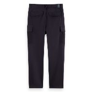 Picture of SCOTCH&SODA MEN'S HARPER- GARMENT-DYED COTTON BLEND LOOSE TAPERED CARGO IN NAVY 2